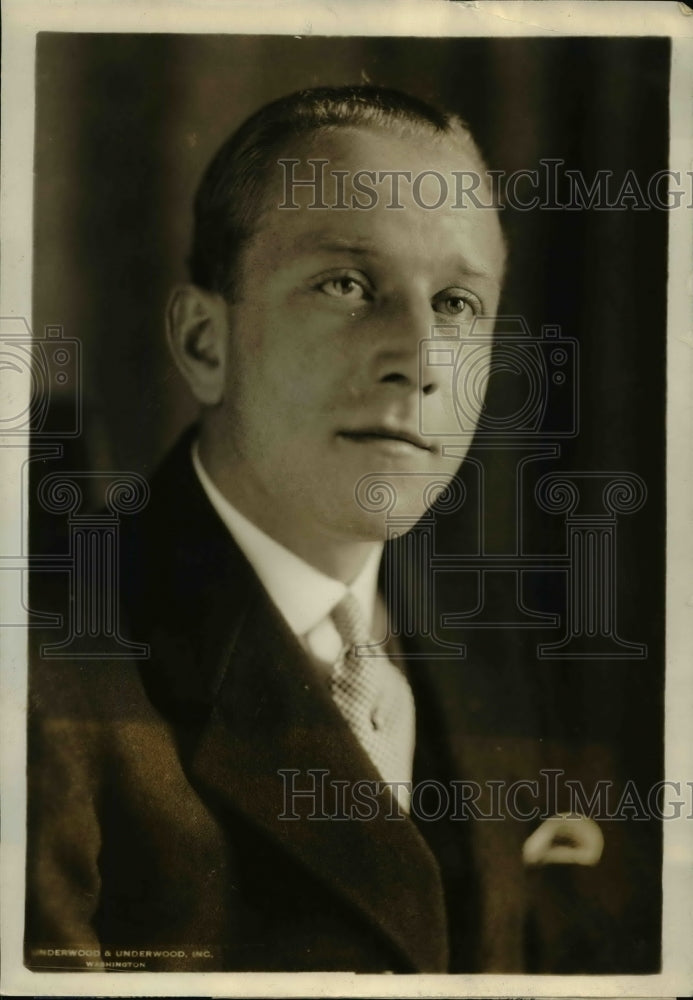 1926 Press Photo Count Eduard Oppersdorff of Ober Glagan Salisia Germany - Historic Images