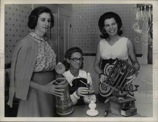 Press Photo Mrs. David Owens, Mrs. Gordon Johnson and Mrs. Richard Fetzer - Historic Images