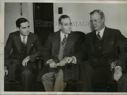 1932 (L-R) John F. O'Keefe, P.J. McEnroe and John A. Swanson-Historic Images