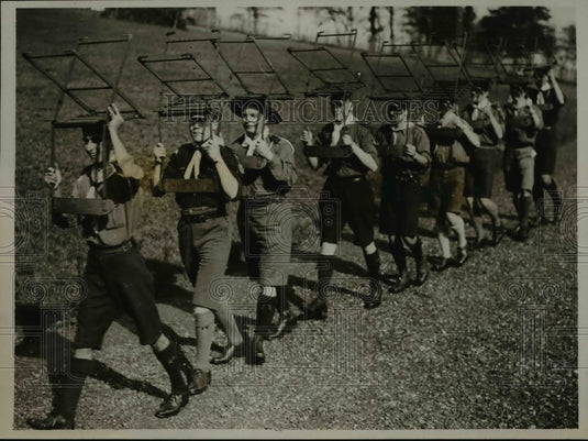 1922 Press Photo Cambridge Undergraduate Rovers prepares for the Prince of Wales - Historic Images