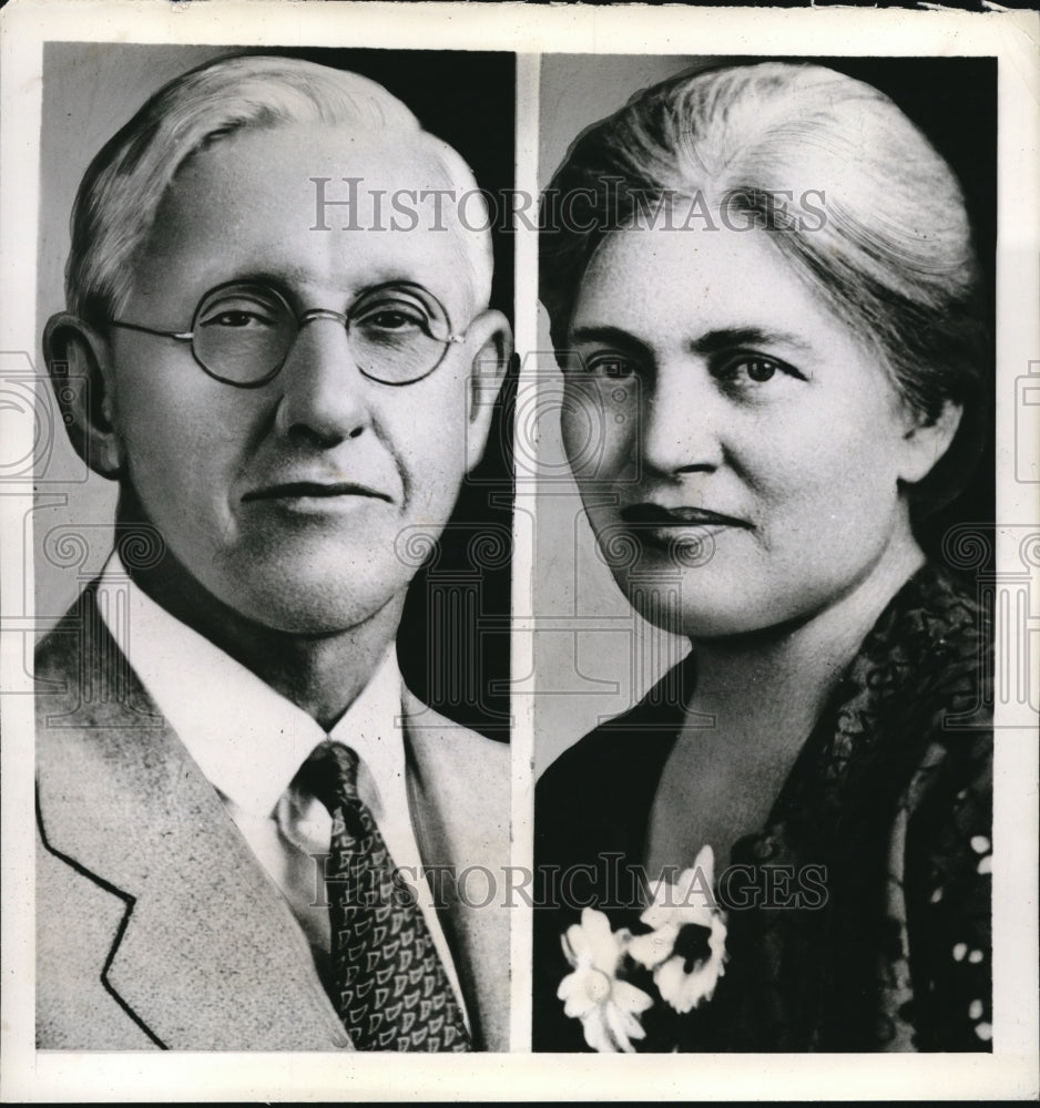 1941 Press Photo of Reverend and Mrs. Paul Smith were aboard an Egyptian liner - Historic Images