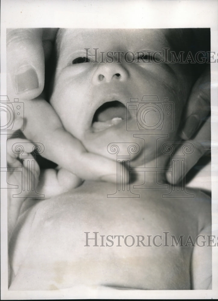 1939 Press Photo Baby Sigrid Lane, daughter of Mr. and Mrs. J.C.Lane - Historic Images