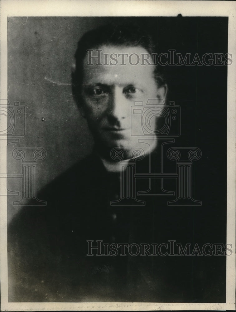 1926 Press Photo Monseigneur Camille Pannizardi, Italian Army Chaplain Chief - Historic Images