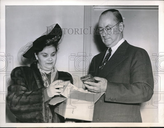 1944 Press Photo War Production Board Chairman Donald Nelson and Andrei Gromyko - Historic Images