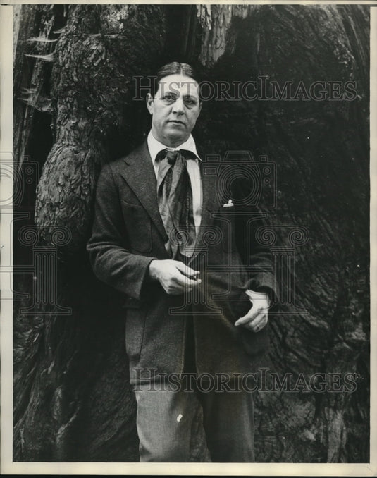 1930 Press Photo The sculptor from San Francisco - Historic Images