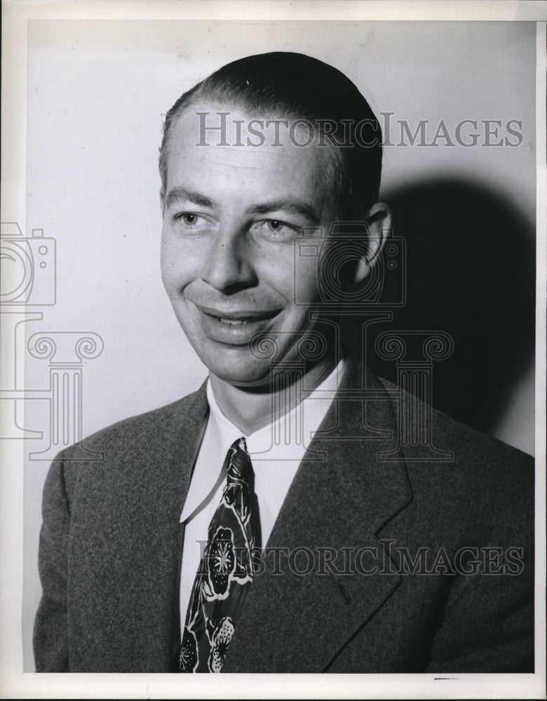 1947 Press Photo Portrait of George C. Biggers, Jr. - Historic Images