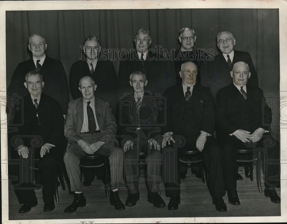 1940 Press Photo P Osborne, E Forrey, Koprofski, Lepote, Cotter,Reikowski - Historic Images