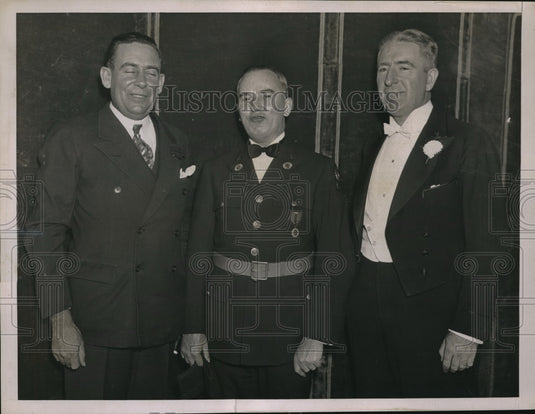 1936 Press Photo John D. Ewing, Harry Colmery and John Lewis - Historic Images