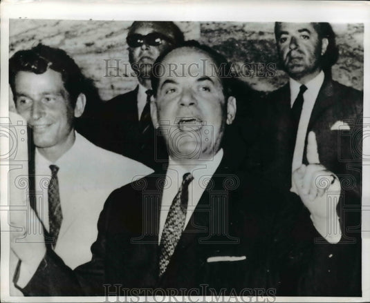 1968 Press Photo Premier George Papadopoulos proposed new constitution - Historic Images