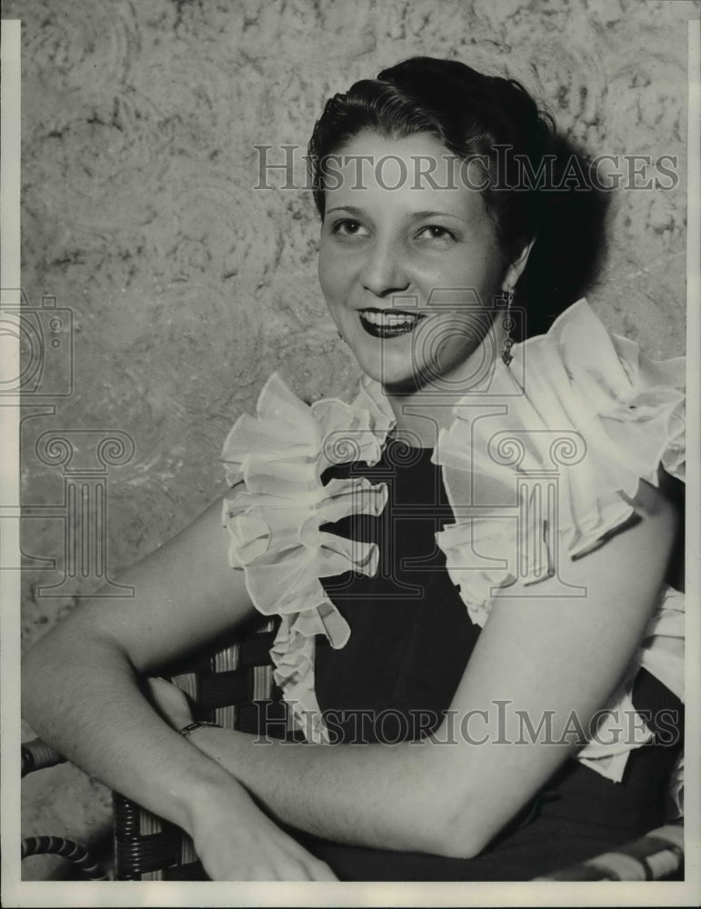 1933 Press Photo Miss Jane Berry beauty Queen of Ohio State - Historic Images