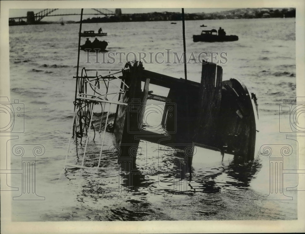 1938 Press Photo Sydney Australia many passengers of the double deck pleasure - Historic Images