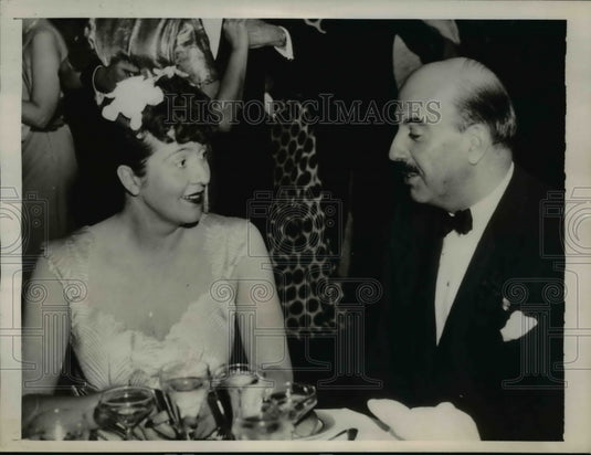 1939 Press Photo Miami Beach Fla Mr & Mrs Henri Lanson of Paris And New York - Historic Images