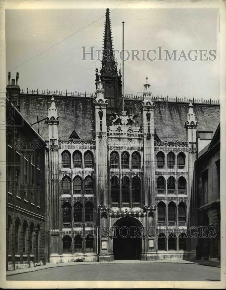 1940 Press Photo The famous 15th century Guildhall, the seat of the governing - Historic Images