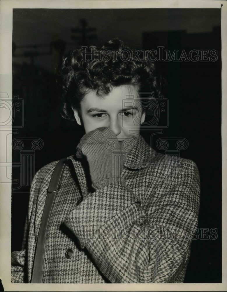 1950 Press Photo Mrs Jack Harris - Historic Images