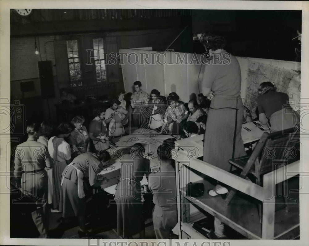 1949 Group of woman meeting-Historic Images