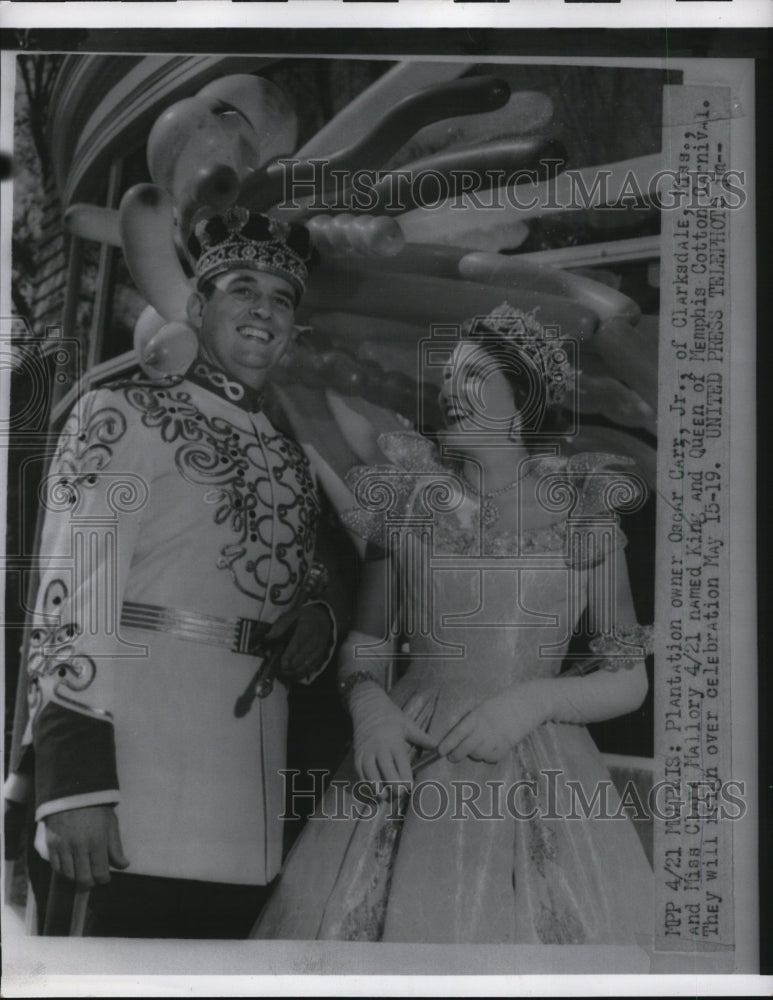 1956 Oscar Carr Jr. &amp; Ms. Clare Mallory-Historic Images