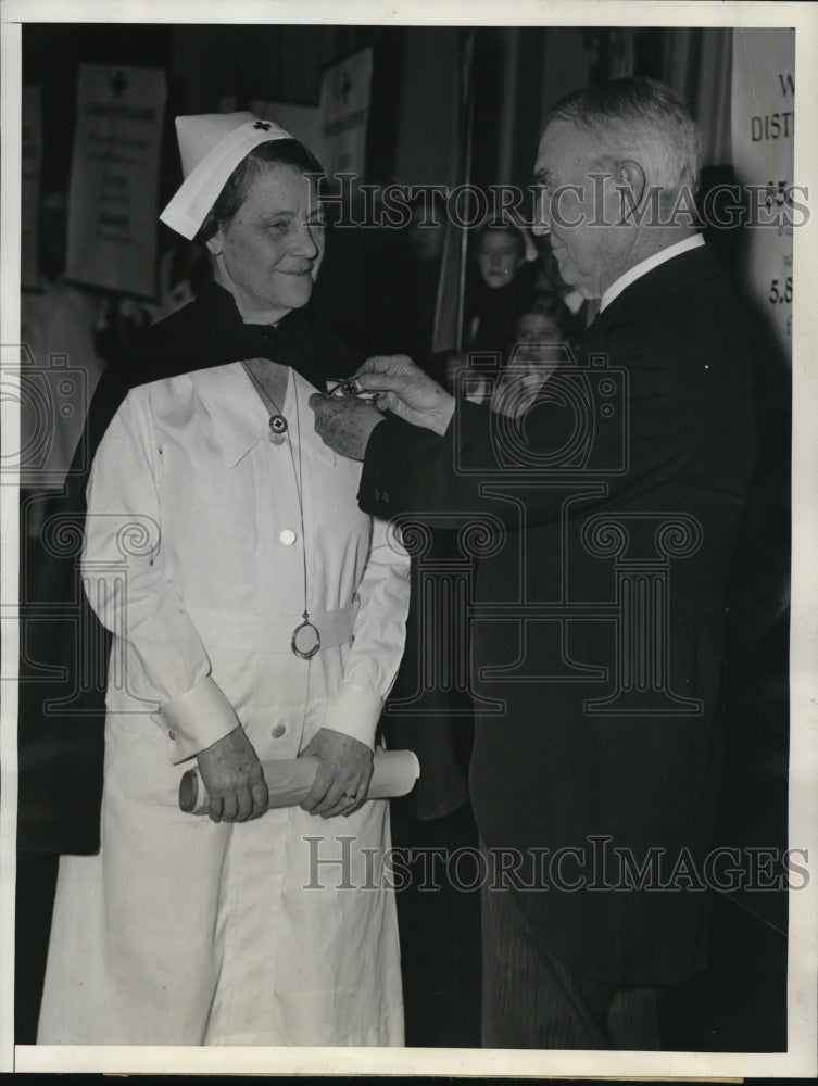 1933 Press Photo John Barton Payne, chairman of the American Red Cross - Historic Images