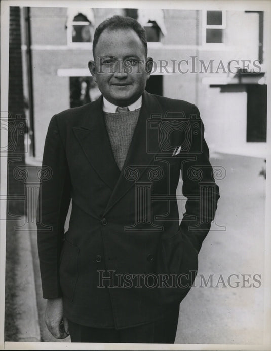 1939 Press Photo Arnold Court, Byrd Expedition - Historic Images