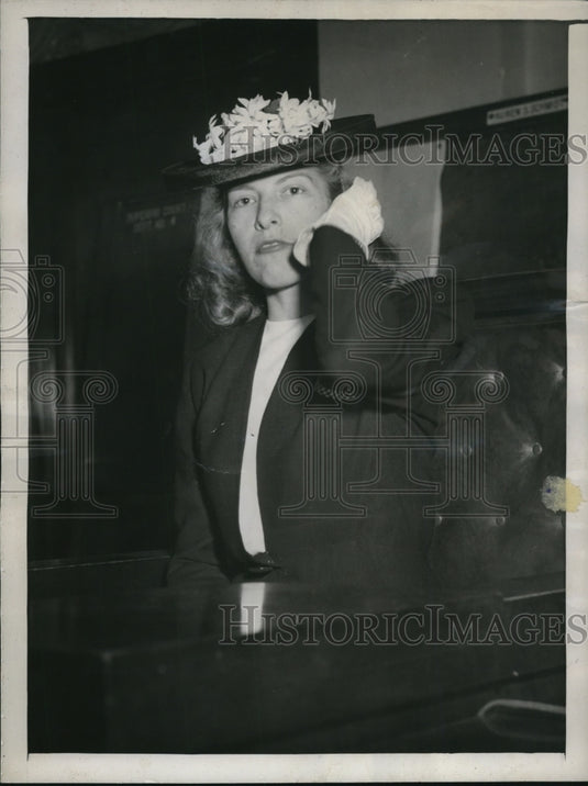1946 Press Photo Virginia Hendrickson divorce by Naval Lt Ralph Hendrickson - Historic Images