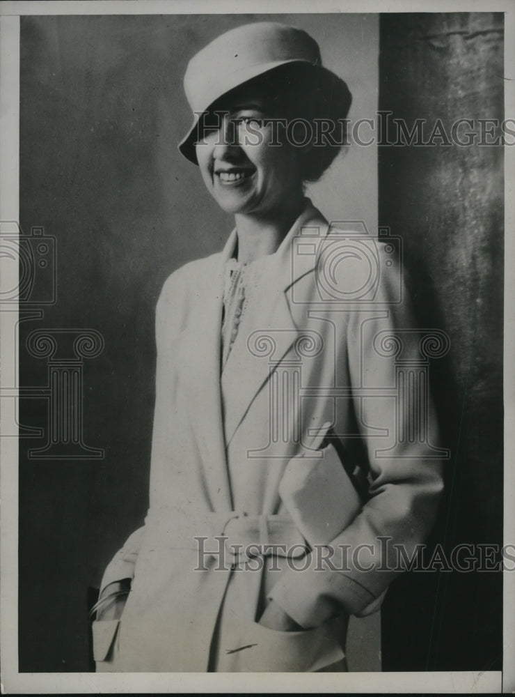 1933 Press Photo Miss Joan Delmas Cochlin, bride of Benny Costerbaan - Historic Images