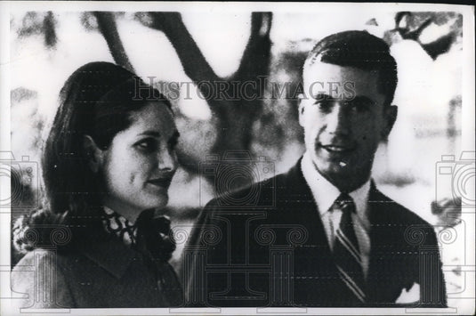 1968 Press Photo Bangkok China Lynda Bird Robb & husband Maj Charles Robb - Historic Images