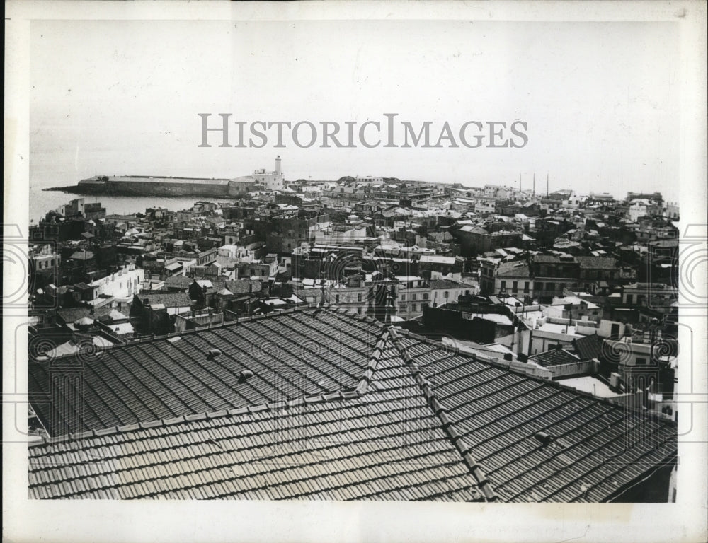 1942 Press Photo A general view of the City of Algier in Algeria. - Historic Images