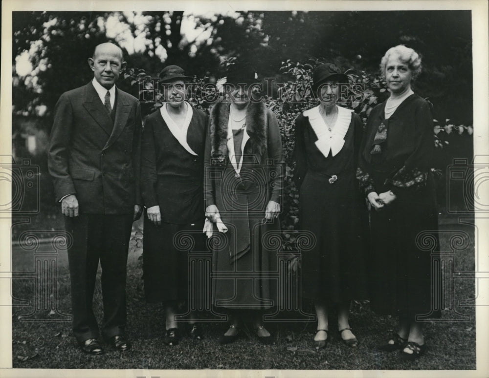 1933 Press Photo International League for peace and freedom holding a meeting at - Historic Images