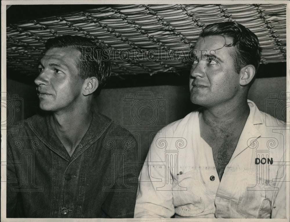 1939 Press Photo Arveil Harris sought to land on the spacious parking lot of - Historic Images