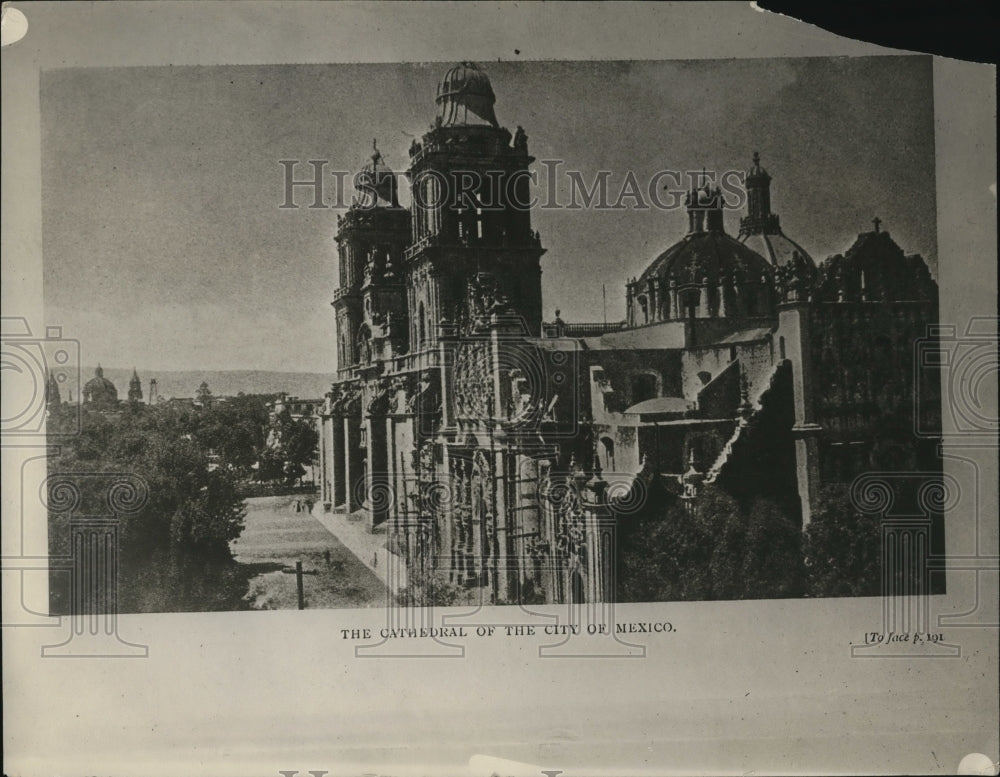 1926 Press Photo Cathedral of the City of Mexico - Historic Images