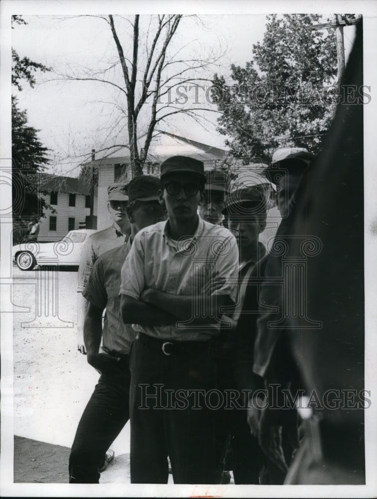 1965 Press Photo NYC youngsters of a strret gang - Historic Images