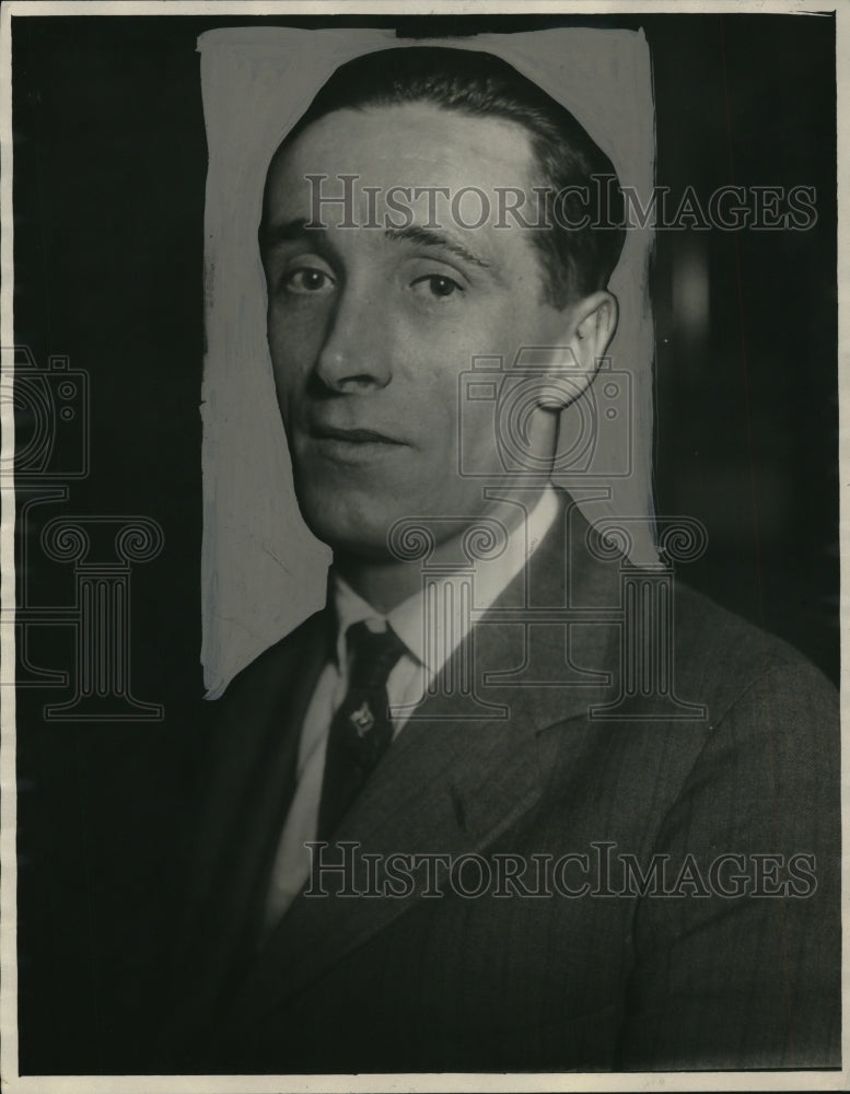 1927 Press Photo Henry Thomas  of warren Ohio high councilman J of F - Historic Images