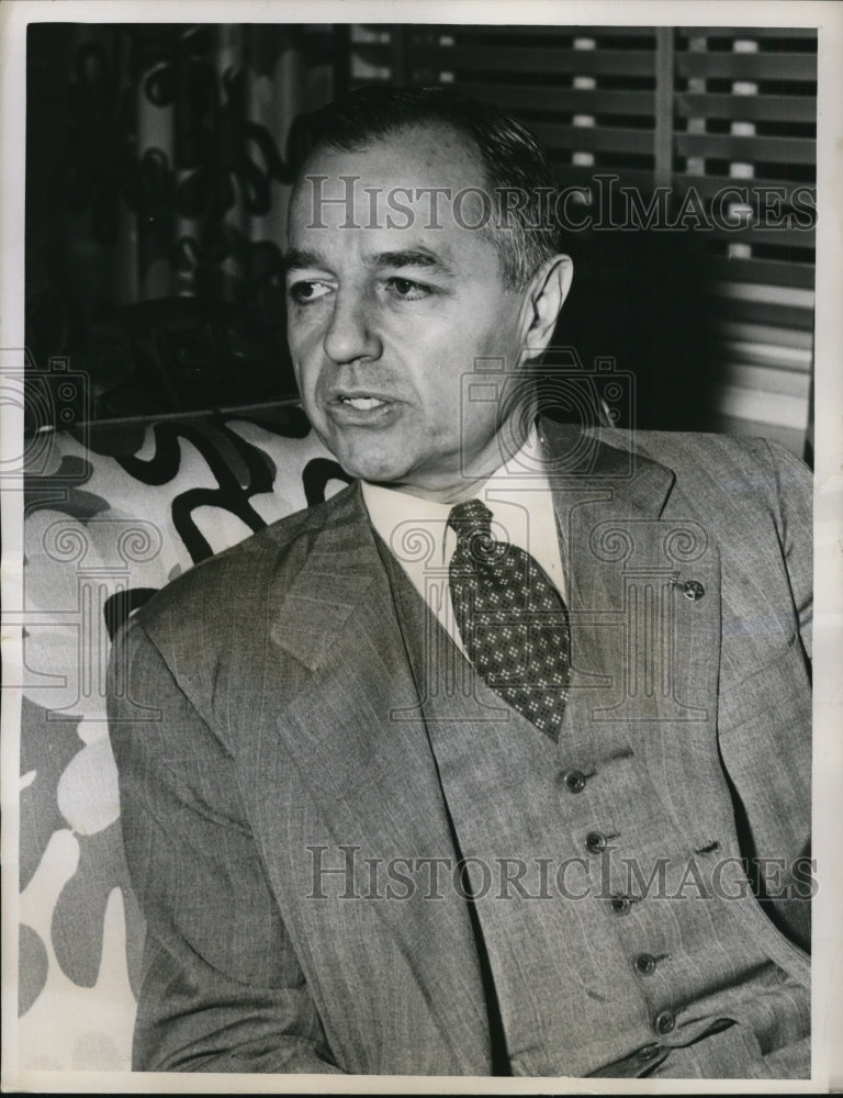 1951 Press Photo Charles Taft running for Ohio Governor - Historic Images