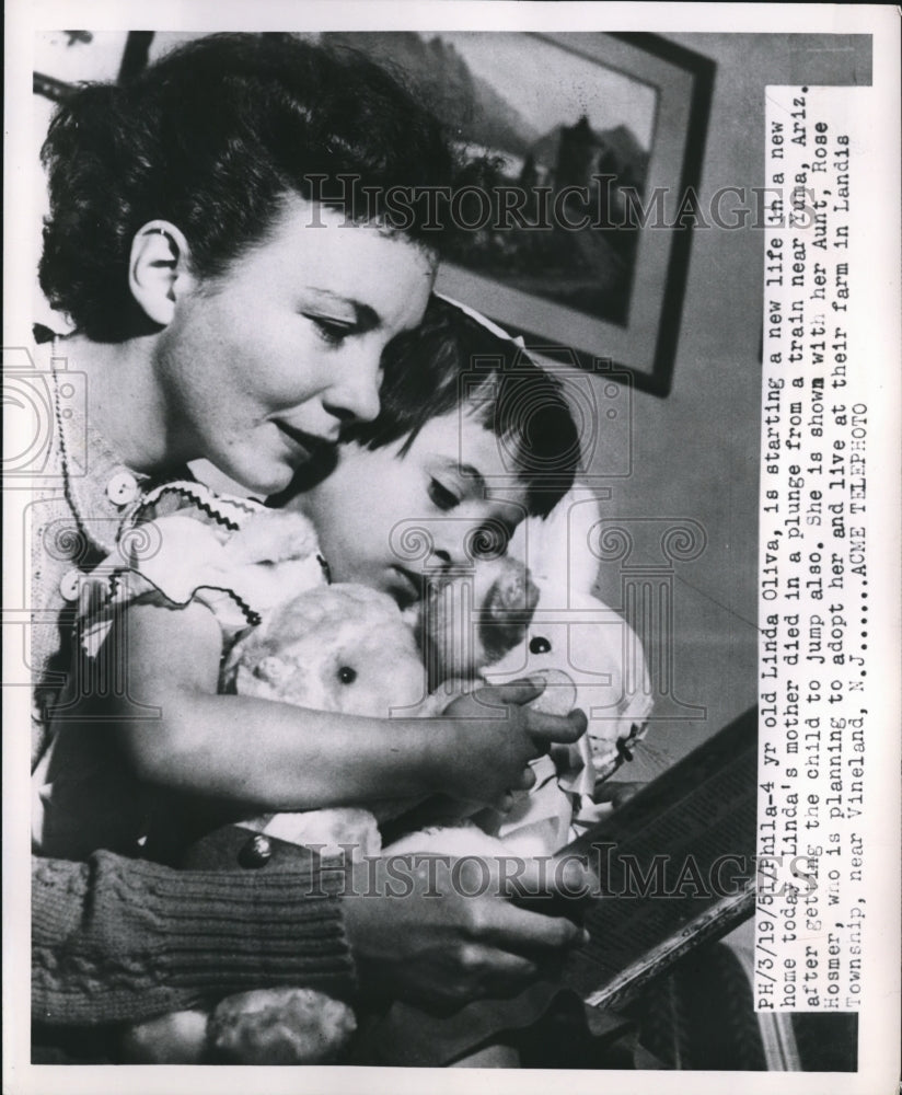 1951 Press Photo Linda&#39;s New Home - Historic Images