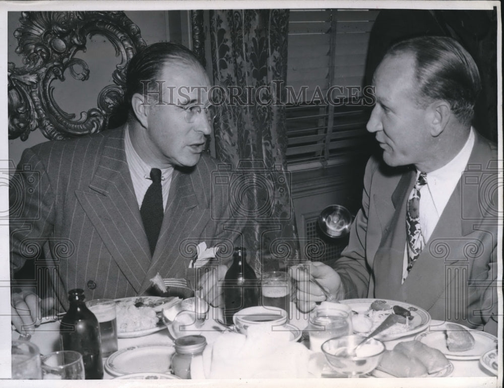 1945 Press Photo Pacific Coast League Directors&#39; First Meeting - Historic Images