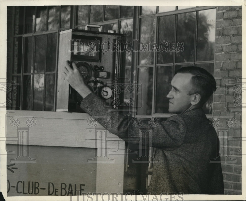 1933 Press Photo Balloonist Van Orman - Historic Images