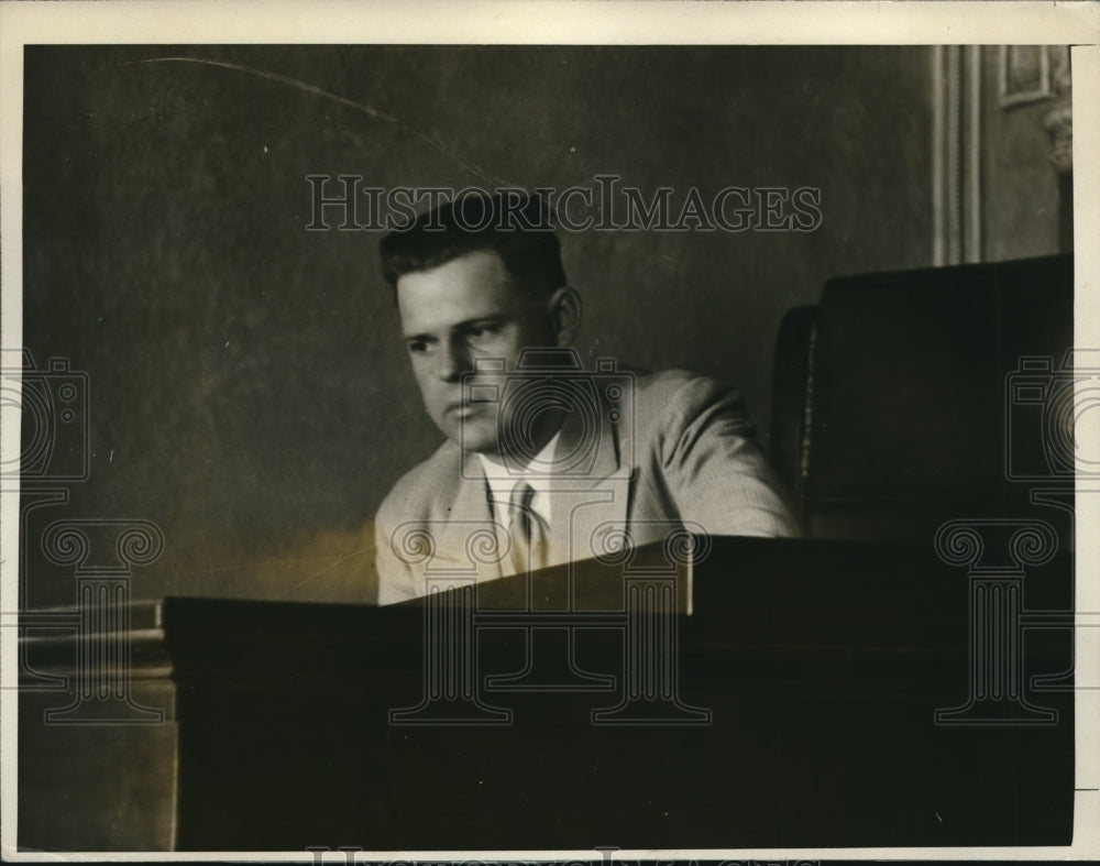 1926 Press Photo Judge Samuel R. Blake on bench during court - Historic Images