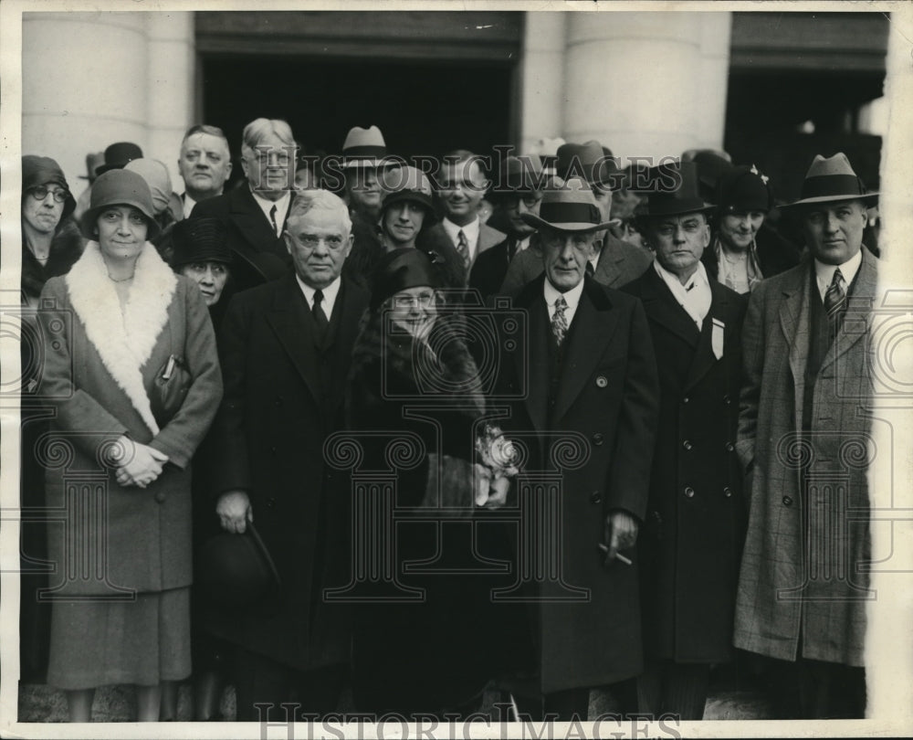 1929 Press Photo First special train to arrive in Washington with its passengers - Historic Images