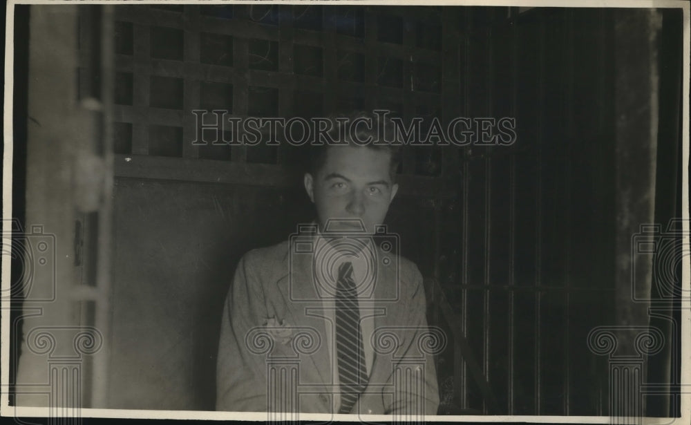 1924 Press Photo Frank McDowell, boy murderer - Historic Images