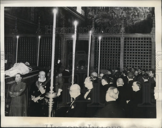 1939 Lying In State of the Late Pope Pius XI in the Sistine Chapel-Historic Images