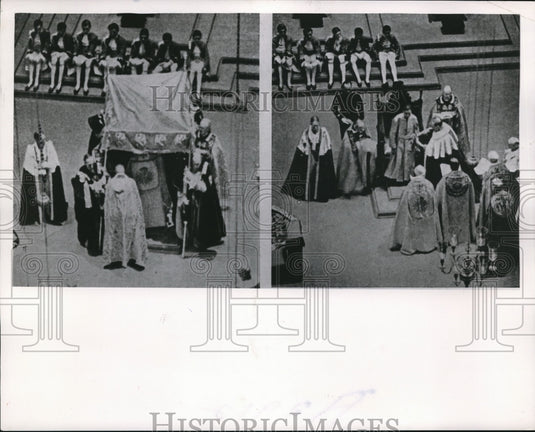 1953 Press Photo Cremation of George VI - Historic Images