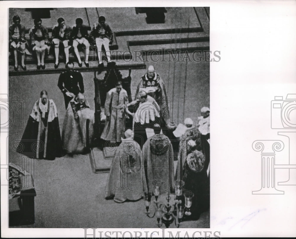 1953 Press Photo Cremation of George VI - Historic Images