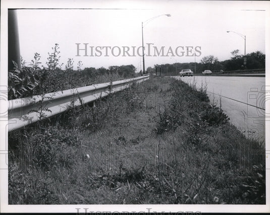 Press Photo The Rocky River side of Chifton Park Bridge in Cleveland - Historic Images