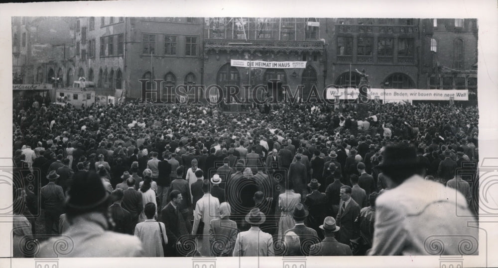 1949 Election campaign in Frankfurt-Historic Images