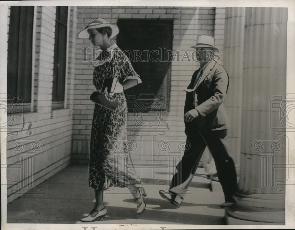 1934 Press Photo Mrs. Anna Roosevelt Dall, President Roosevelt&#39;s daughter - Historic Images