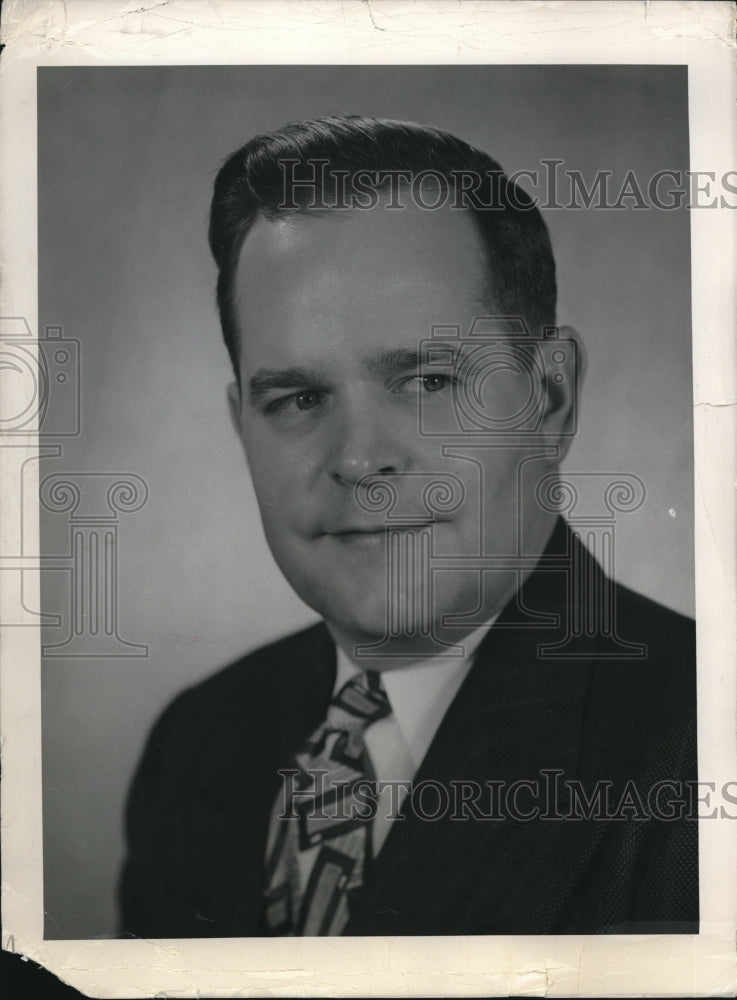 1951 Press Photo Alan Loofbourrow of Chrysler Corp Central Engineering Division - Historic Images