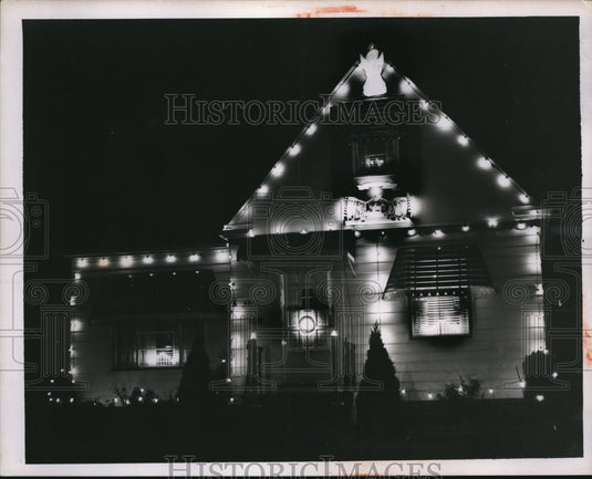 1956 Press Photo Jim Vereb, 3813 Varrensville, Center Road Cleveland - Historic Images