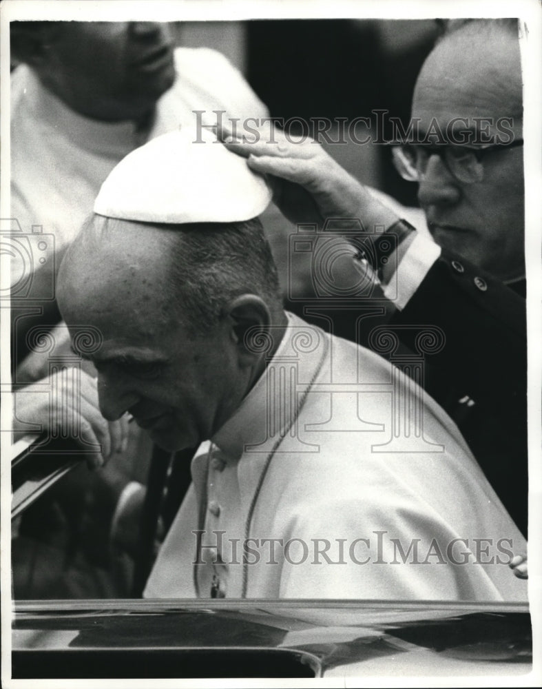 1970 Press Photo Manila Philippines Pope Paul VI visit Don Basco Technical - Historic Images