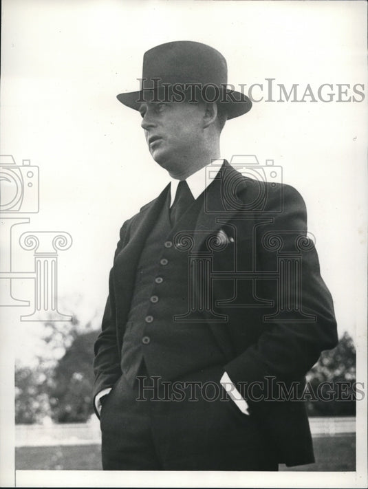 1935 Press Photo Brother Albert the youngest College President St Mary's - Historic Images
