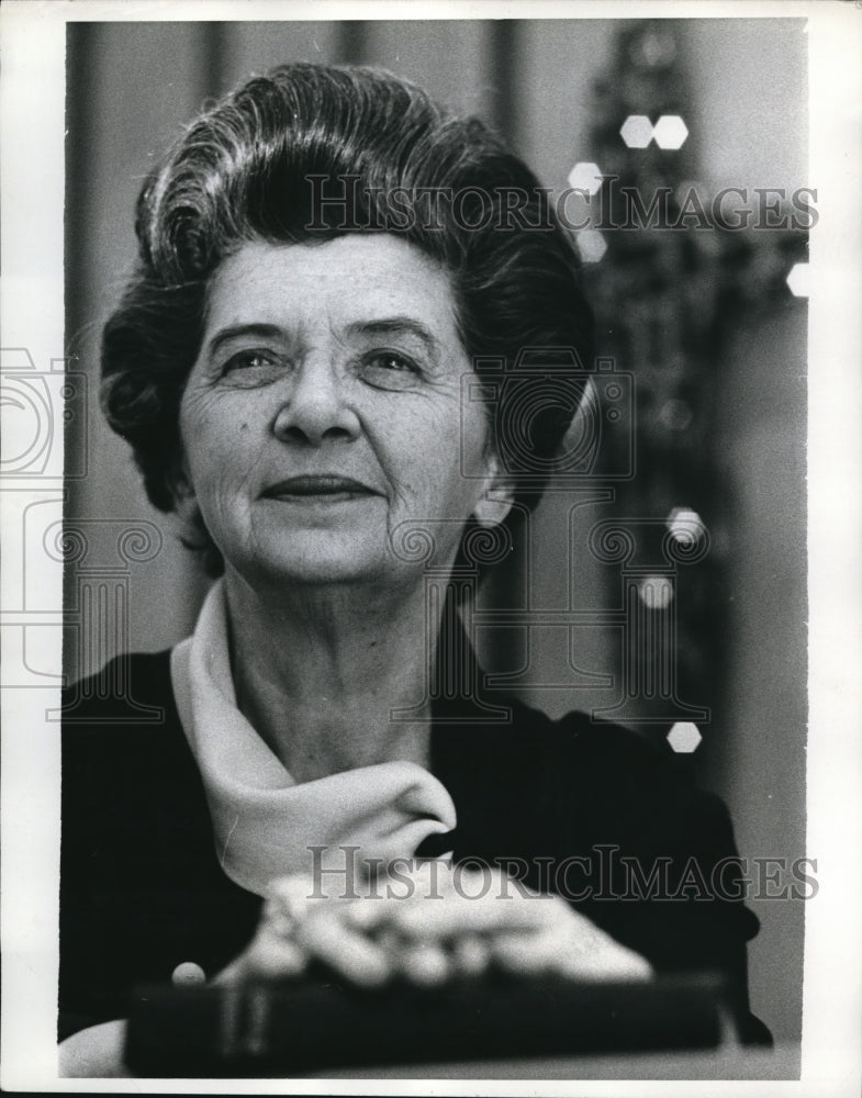 1969 Press Photo Dr Cynthia Wedel President of National Council of Churches - Historic Images