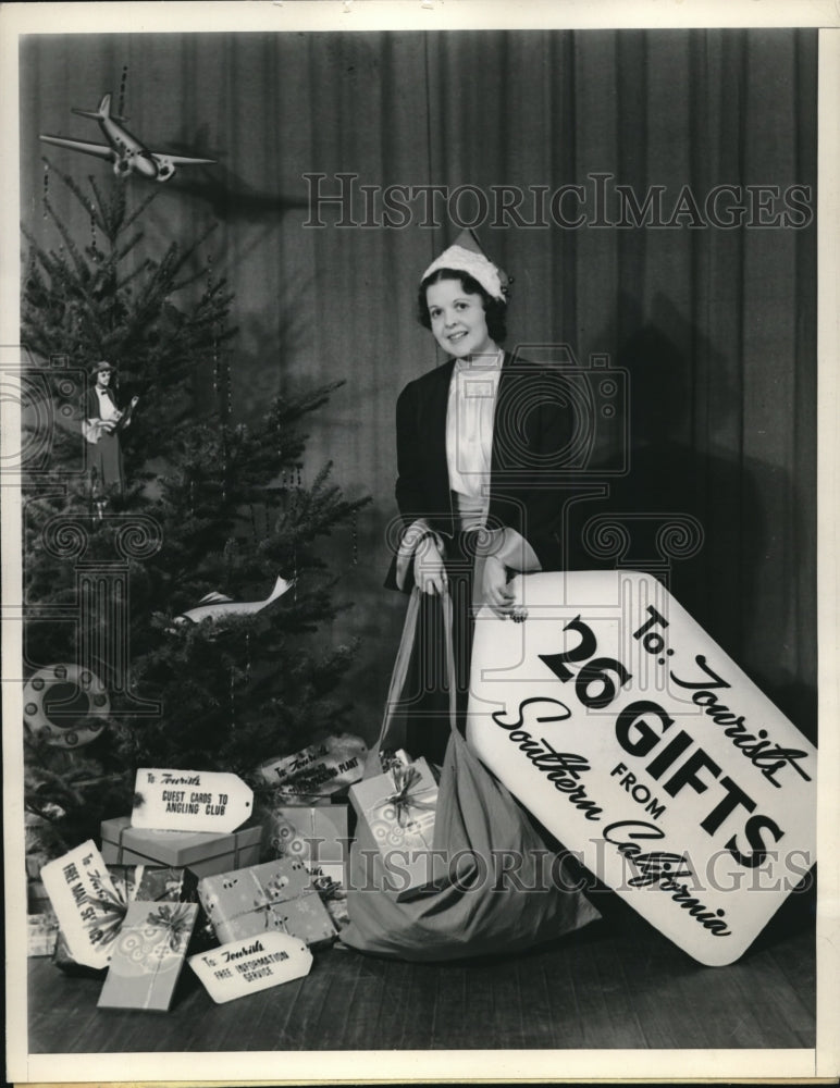 1937 Press Photo Doris Gradner Pretty Welco-ettes Yearl Club Information Bureau. - Historic Images